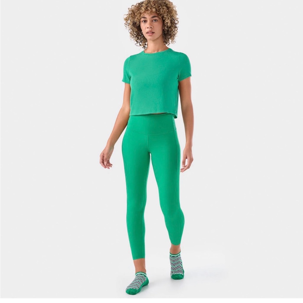 TAVI Stride 7/8 Tight/Legging - Spring Green - NWT